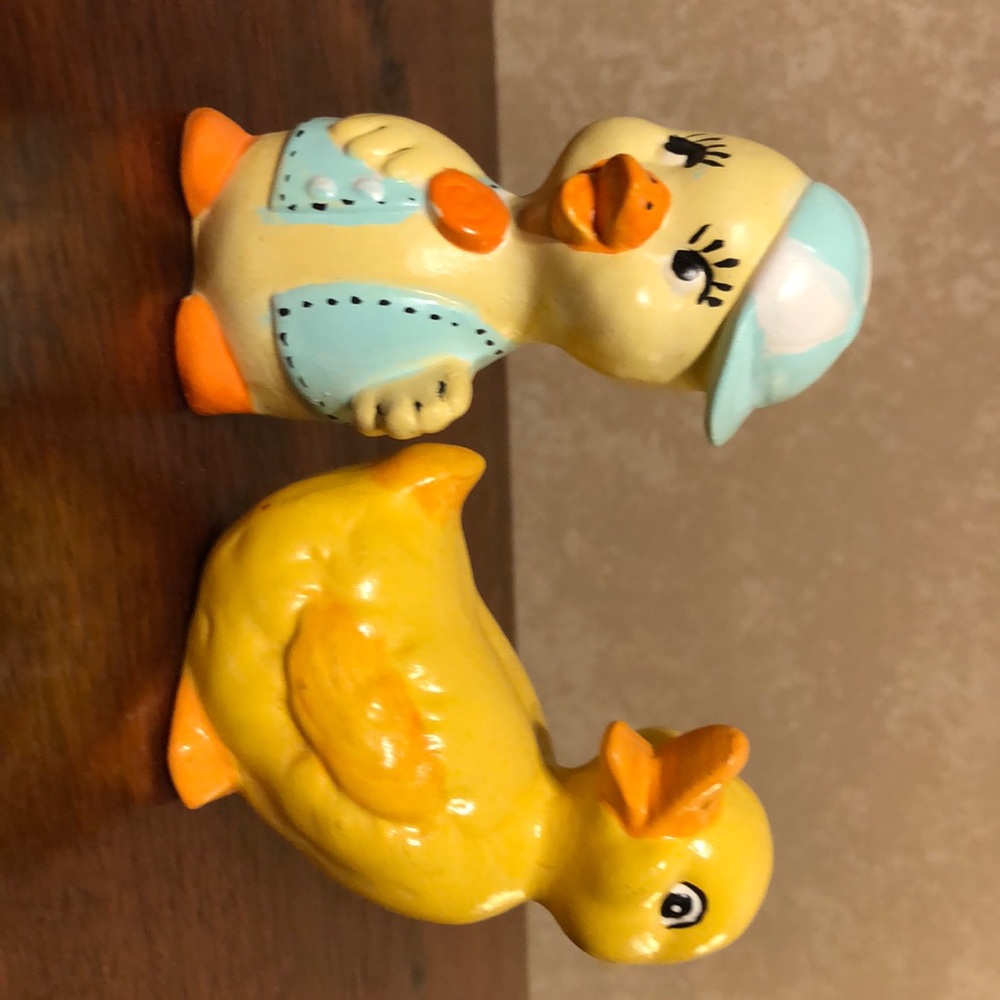 Pair of ceramic ducks